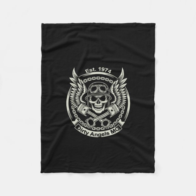 Cobertor De Velo Cobertura suja de MC do anjo (Frente)