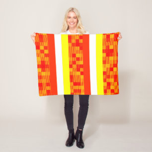 Cobertor De Velo Cobertura Vermelha Amarela