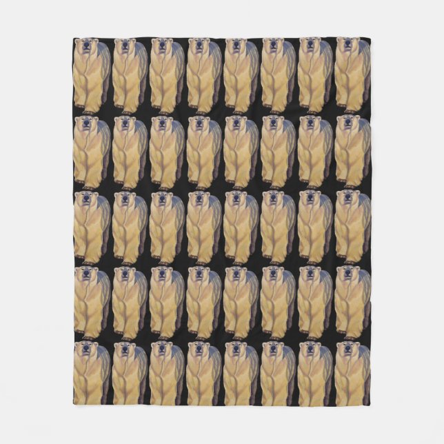 Cobertor De Velo Coberturas & decoração do urso polar da cobertura (Frente)