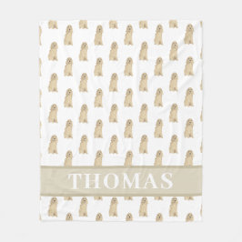 Cobertor De Velo Cocker Spaniel (Ouro Louro de Tan)