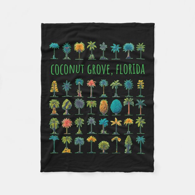 Cobertor De Velo Coconut Grove Flórida (Frente)