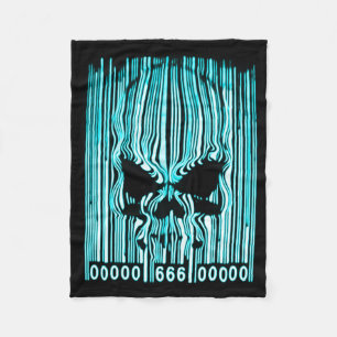 Cobertor De Velo Código de barras astral 666 do demónio