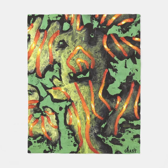 Cobertor De Velo CÓDIGO ENERGÉTICO - GGAST - Fleece Blanket (Frente)