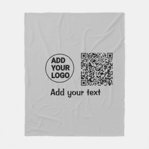 Cobertor De Velo Código QR minimalista simples adicionar logotipo n