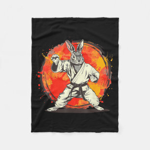 Cobertor De Velo Coelho de Judô Natureza Kickboxing Taekwondo