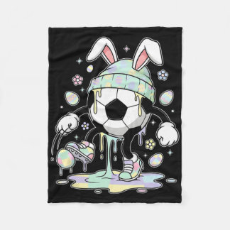 Cobertor De Velo Coelho de Páscoa de Futebol Ovo Drip Sorvete Menin