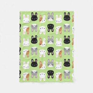Cobertor De Velo Coelhos Coelhinhos de Kawaii