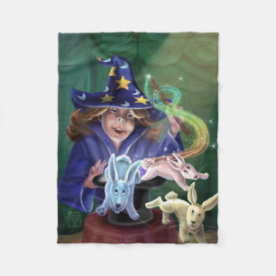 Cobertor De Velo Coelhos de uma magia do chapéu