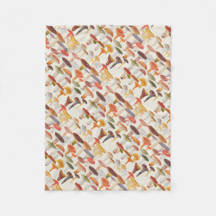 Cobertor De Velo Cogumelos dos cogumelos de Les