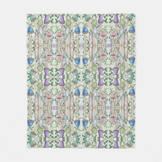 Cobertor De Velo Cogumelos e vinha