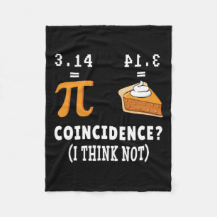 Cobertor De Velo Coincidência Não Pi Pie Math Memth Nerd Math Geek