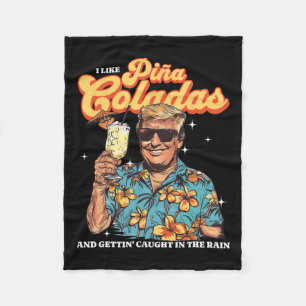 Cobertor De Velo Coladas Donald Trump Summer Vacation Hawaii Beach
