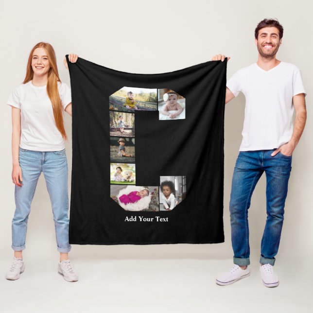 Cobertor De Velo Colagem de Fotografias com design Carta C (In Situ)