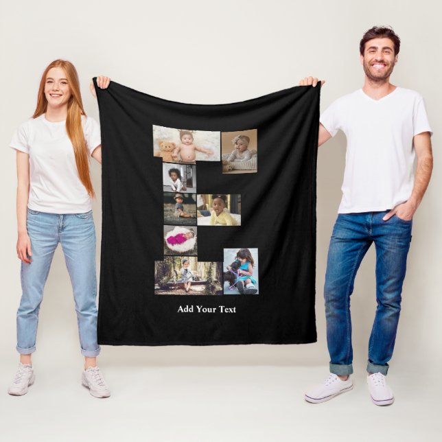 Cobertor De Velo Colagem de Fotografias Design Carta E (In Situ)