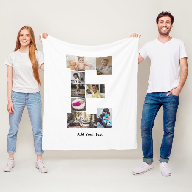 Cobertor De Velo Colagem de Fotografias Design Carta E (In Situ)