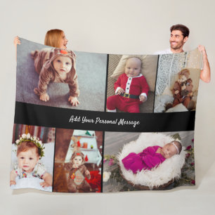 Cobertor De Velo Colagem de Fotografias do Design 6