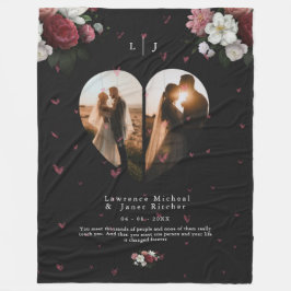 Cobertor De Velo Colagem de Fotografias Simples personalizada com f