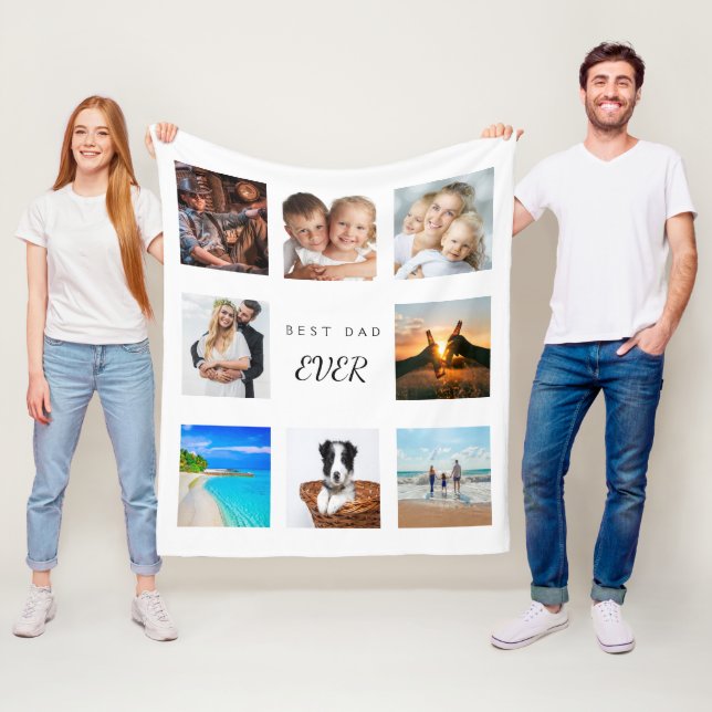 Cobertor De Velo Colagem de fotos brancas do padre (In Situ)