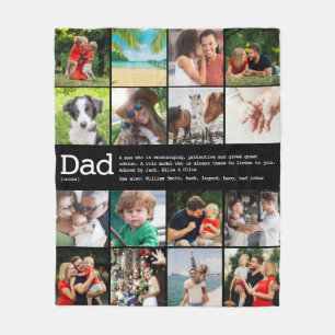 Cobertor De Velo Colagem de Fotos com Definição Personalizada de Pa