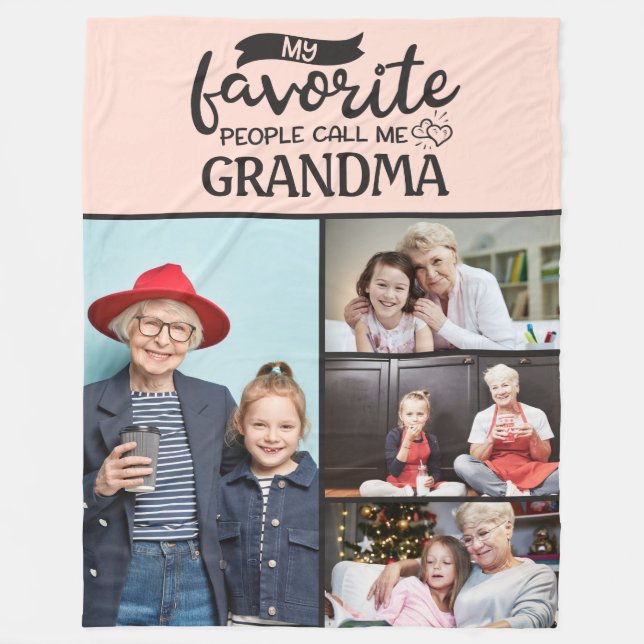 Cobertor De Velo Colagem de fotos da família - Minhas pessoas favor (Frente)