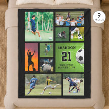 Colagem de Fotos de Futebol Personalizada