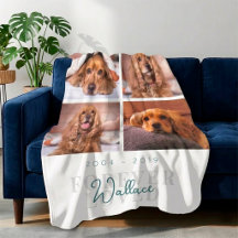 Colagem de Fotos de Memória de Cachorro Amado para