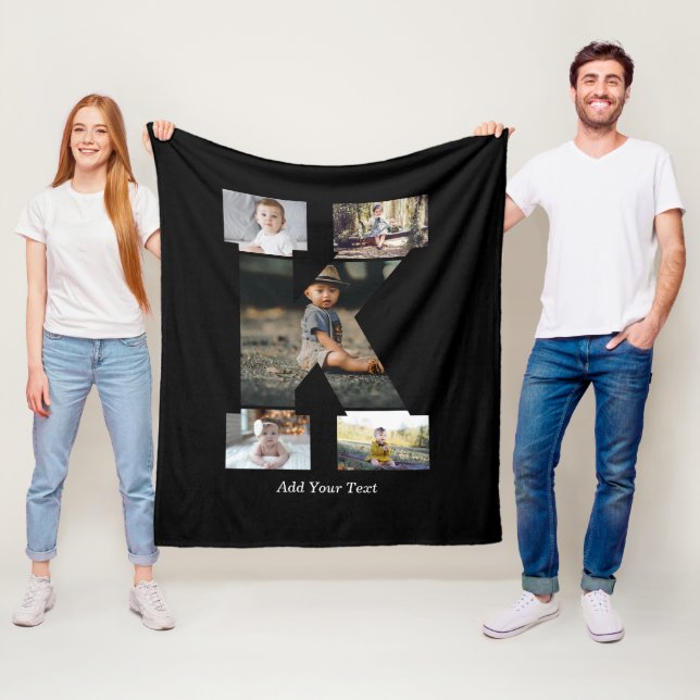 Cobertor De Velo Colagem de Fotos em Preto e Branco K (In Situ)