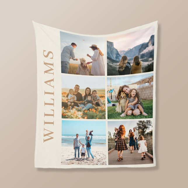 Cobertor De Velo Colagem de Fotos Moderna 6 (Criador carregado)