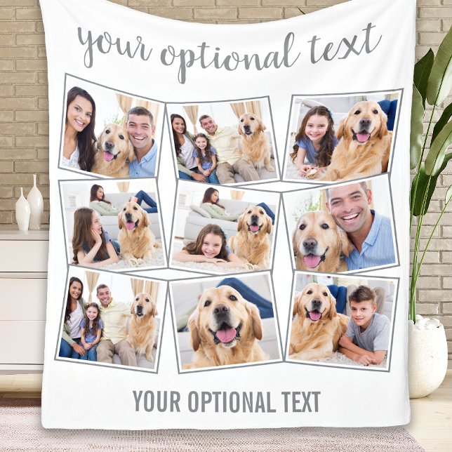 Cobertor De Velo Colagem de Fotos Moderna 9 (Criador carregado)