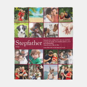 Cobertor De Velo Colagem de Fotos Moderna Legal Stepdad Stepdad Ste