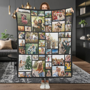 Cobertor De Velo Colagem de Fotos Personalizada 42