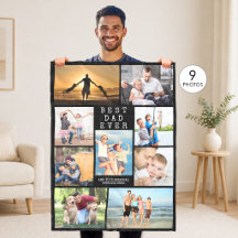 Colagem de Fotos Personalizada MELHOR PAI DE TODOS