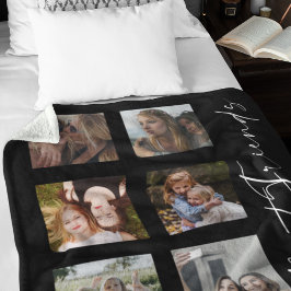Cobertor De Velo Colagem de Fotos Personalizadas para Melhores Amig