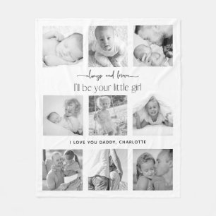 Cobertor De Velo Colagem de Fotos Sempre e Para Sempre da Sua Menin