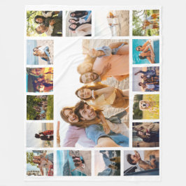 Cobertor De Velo Colagem de Fotos Simples Moderna 17