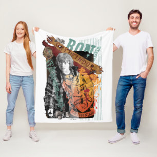 Cobertor De Velo Colagem do Ron Weasley 1