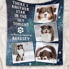 Cobertor De Velo Colagem Fotográfica Memorial Pet Dog