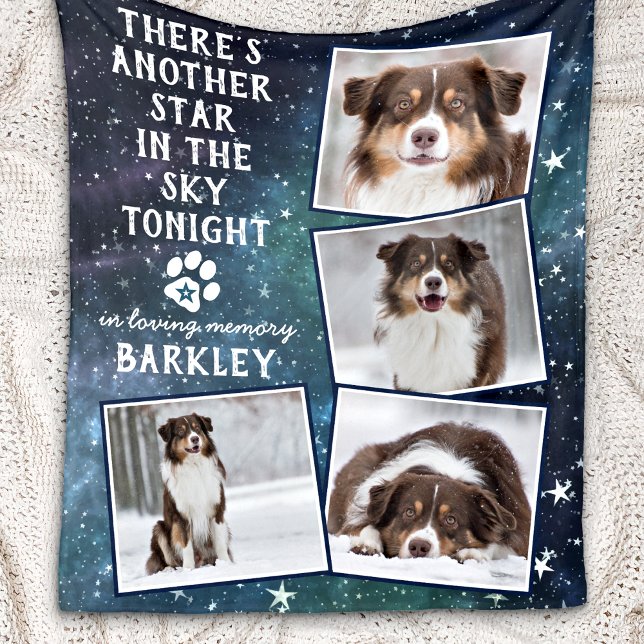 Cobertor De Velo Colagem Fotográfica Memorial Pet Dog (Criador carregado)