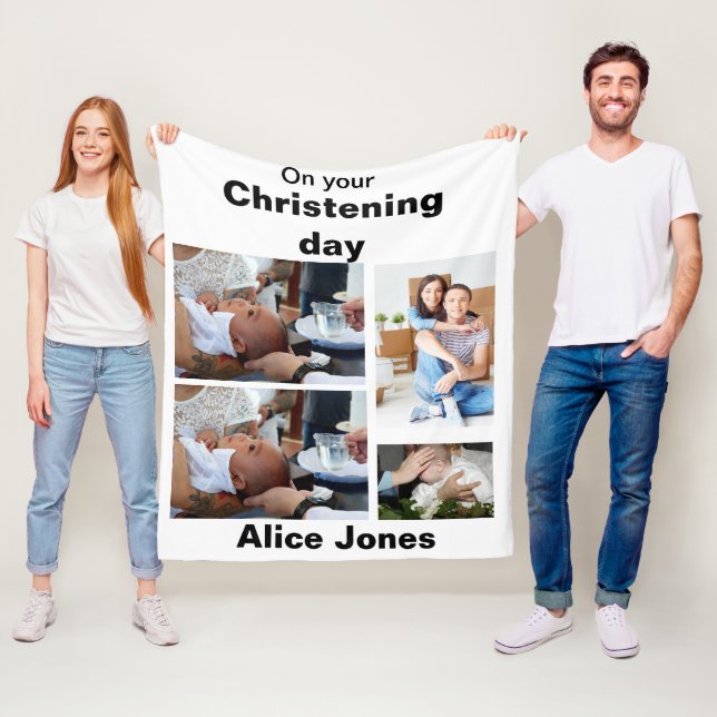 Cobertor De Velo Colagem Fotográfica Personalizada no Batismo 4 (In Situ)