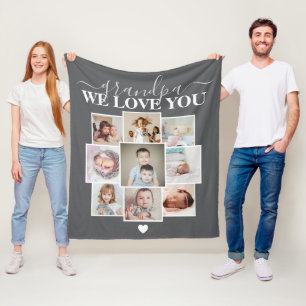 Cobertor De Velo Colagem Personalizada de Foto e Texto 9