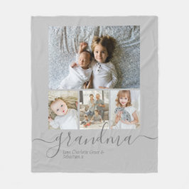 Cobertor De Velo Colagem Personalizada de Fotos e Texto