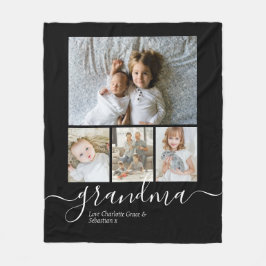 Cobertor De Velo Colagem Personalizada de Fotos e Texto