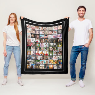 Cobertor De Velo Colagem Personalizada de Modelo de Fotografia 80