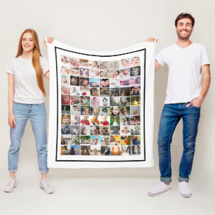 Cobertor De Velo Colagem Personalizada de Modelo de Fotografia 80
