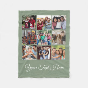 Cobertor De Velo Colagem Personalizável de Fotos em Aberto