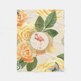 Cobertor De Velo Colagem Vintage Retro com rendas e flores