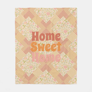 Cobertor De Velo Colcha Floral de Outono em Patchwork Cottagecore