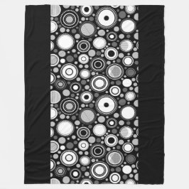 Cobertor De Velo Coleção da Família Burton/Cinza Preta/Branco