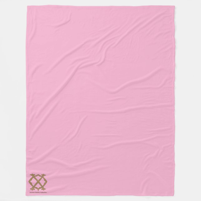 Cobertor De Velo Coleção da Família Burton Rosa (Frente)