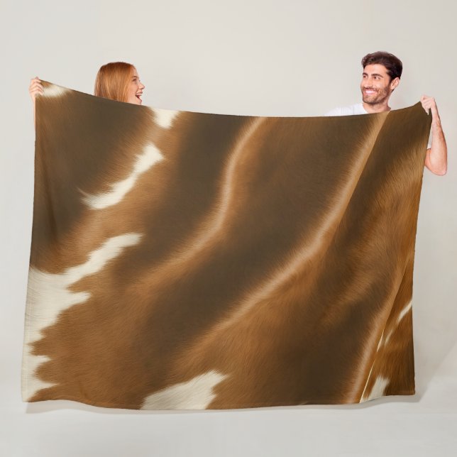 Cobertor De Velo Coleção de Couros de Vaca Faux Moderna Elegante (In Situ)